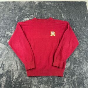 Vtg Nutmeg Mills Made In USA Florida State Seminoles Knitted Sweater Men's L